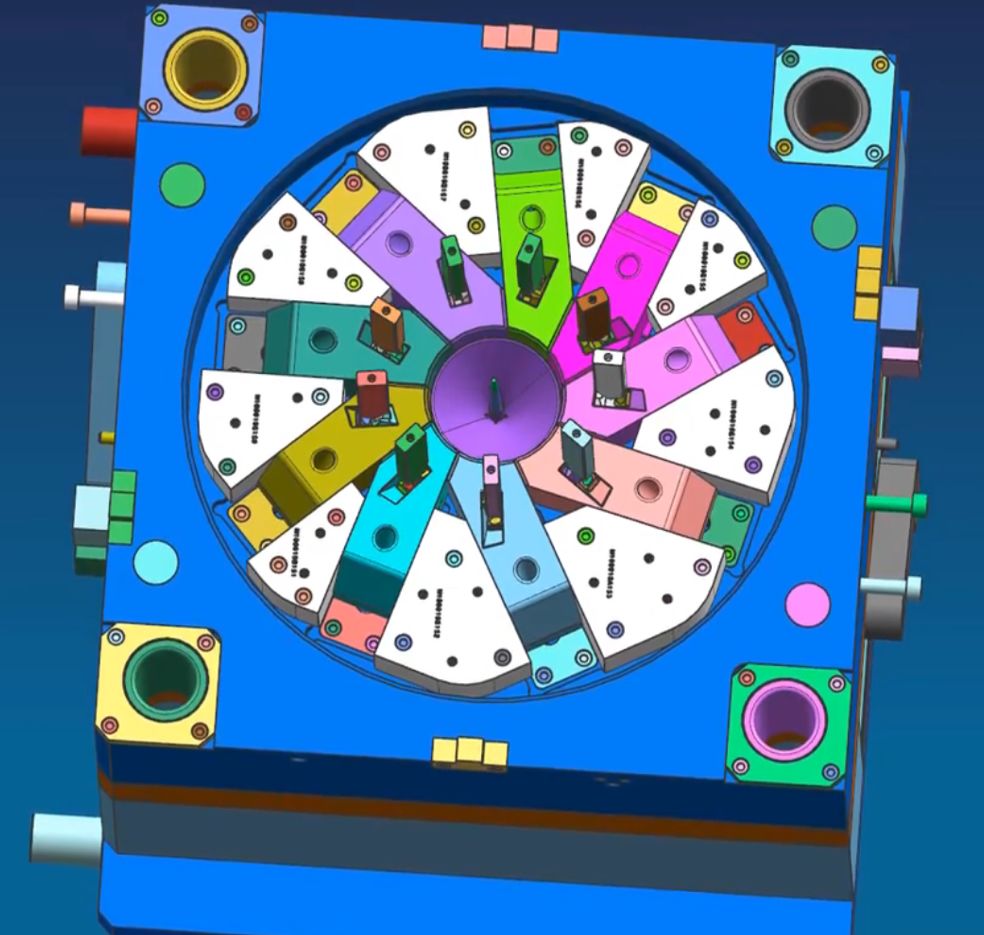 加工中心這套葉輪模具如何設(shè)計？如何脫模？(圖3)